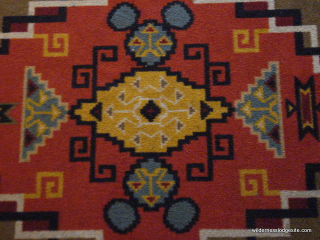Hidden Mickeys in Hallway Carpet